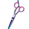 FARRAY 6.5 Professional Hair Cutting Scissors - Japanese Stainless Steel Barber Shears for Salon. Home. All Ages - Ergonomic Handle & Sharp Blades (Aurora color)