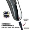 Wahl Clipper Rechargeable Cord/Cordless Haircutting & Trimming Kit for Heads. Longer Beards. & All Body Grooming - Model 79434