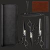 Hair Cutting Scissors Kit. Professional Barber Shears Set with Hair Scissors Thinning Shears. Tijeras para Cortar Cabello Haircutting Sheers Hair Cut Blending Salon Scissor for Men Women Pet