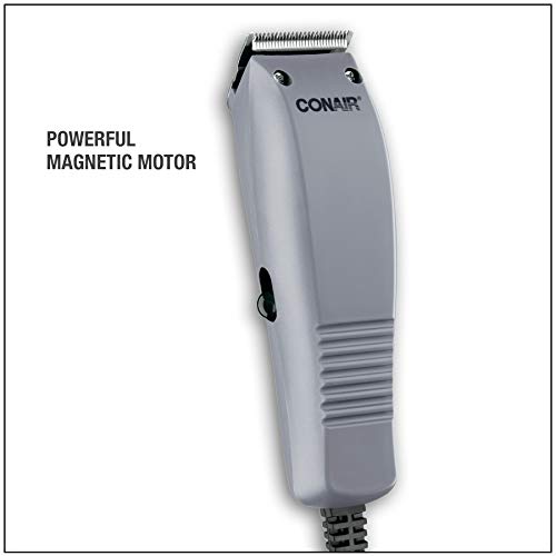 ConairMAN Simple Cut. Hair Clippers for Men. 10-piece Home Hair Cutting Kit