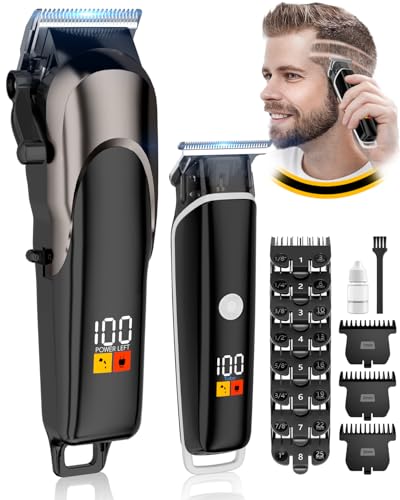 Clippers and Trimmers Set. Cordless Hair Clippers for Men. Women and Children. Professional Barber Clippers Set. for Hair. Beard. Hair Art. Convenient at Home Haircutting.Barber Set Pro