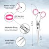 Sirabe 9 PCS Hair Cutting Scissors Thinning Shears Kit. Professional Haircut Scissors Set. Barber Hairdressing Texturizing Shears Tools for Salon Home Men Women Kids Adults Pet
