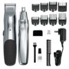 Wahl Groomsman Rechargeable Beard Trimmer kit for Mustaches. Nose Hair. and Light Detailing and Grooming with Bonus Wet/Dry Battery Nose Trimmer – Model 5622v