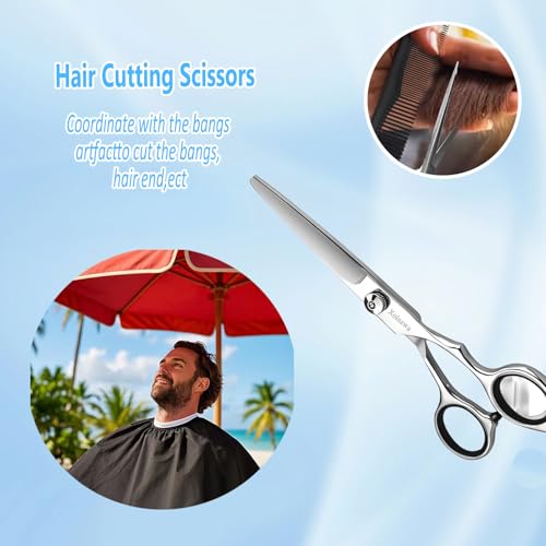 Hair Cutting Scissors. Professional Hair Scissors Razor. Barber Shears. Ultra Sharp Blades. For hair salon.hair studio or home