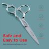 Shears for Hair Cutting - Barber Scissors for Hair Cutting - Extremely Sharp Hair Cutting Scissors to Cut Hair - Made with 6.5 Stainless Steel with Key - Hair Shears for Women. Men and Adults