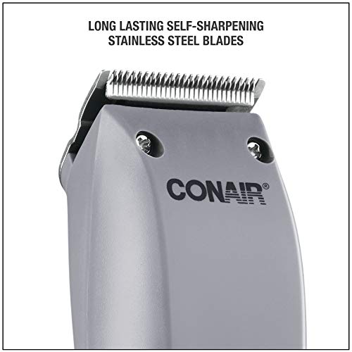 ConairMAN Simple Cut. Hair Clippers for Men. 10-piece Home Hair Cutting Kit