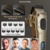 Hair Clippers for Men Professional. Cordless Hair Clippers for Hair Cutting. Mens Clippers and Trimmers Set. Electric Hair Trimmer for Men with Package Box