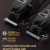 Hair Clippers for Men Professional. Cordless Clipper and Trimmer Set. Clippers for Hair Cutting Kit with Long Battery Life. Electric Hair Trimmer for Family Barber Kids Use (Black)