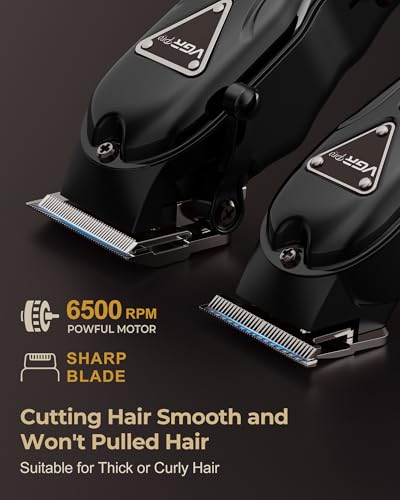 41fD3suZ6xL.jpg Hair Clippers for Men Professional. Cordless Clipper and Trimmer Set. Clippers for Hair Cutting Kit with Long Battery Life. Electric Hair Trimmer for Family Barber Kids Use (Black)