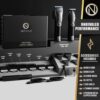 Novah® Professional Hair Clippers for Men. Professional Barber Clippers and Trimmer Set. Mens Cordless Hair Clipper for Barbers Haircut Kit Fade
