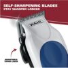 Wahl Clipper USA Color Pro Complete Haircutting Kit with Easy Color Coded Guide Combs - Corded Clipper for Hair Clipping & Grooming Men. Women. & Children - Model 79300-1001M