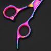 FARRAY 6.5 Professional Hair Cutting Scissors - Japanese Stainless Steel Barber Shears for Salon. Home. All Ages - Ergonomic Handle & Sharp Blades (Aurora color)