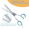 15 pcs Hair Cutting Scissors Professional. Thinning Shears for Hair Cutting. Stainless Steel Barber Scissors. Lengnoyp Haircut Scissors Hair Cutting Kit for Women. Men