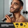 SUPRENT Hair Clippers for Men Professional. USB-C Rechargeable Cordless Clippers for Hair Cutting. Mens Hair Clippers and Trimmer Kit for Barber with LED Display for Barbers & Home Use