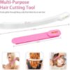 Professional Hair Cutting Kit for Women Gifts. Easy-to-Use Split Ends Hair Trimmer. DIY Home Hair Cutting Tools for Bangs. Layers. Bobs. Practical Hair Cutting Clip. Pink