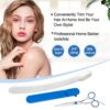 Hair Cutting Scissors. Hair Cutting Kit Women. DIY Home Hair Cutting Tools for Bangs Cutter. Layers. and Split Ends. Scissors for Cutting Baby Hair(Set of 3) Color Blue