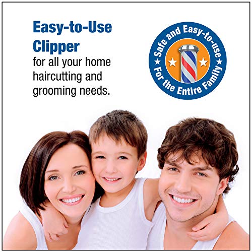 ConairMAN Simple Cut. Hair Clippers for Men. 10-piece Home Hair Cutting Kit