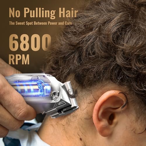 Jack & Rose Clippers and Trimmers Set. Cordless Hair Clippers for Men. Barber Clippers Set