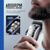 SUPRENT Cordless Hair Clippers for Men Professional Hair Cutting Trimmer with LED Display Trimmer for Barbers & Home Use