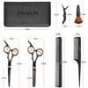 TASALON Hair Cutting Scissors Kit- All-in-1 Set of Hair Cutting Scissors - Professional Hair Shears. Thinning Scissor. Hair Comb. Neck Duster in Leather Bag -Haircut Scissor Kit