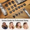 Jack & Rose Clippers and Trimmers Set. Cordless Hair Clippers for Men. Barber Clippers Set
