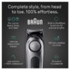 Braun All-in-One Men's Shaving Kit Series 7 7440. 12-in-1 Beard. Face. Nose. Ear Trimmer. Hair Clippers. Body Groomer and Manscaping