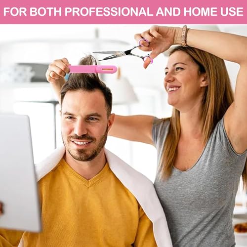 Professional Hair Cutting Kit for Women Gifts. Easy-to-Use Split Ends Hair Trimmer. DIY Home Hair Cutting Tools for Bangs. Layers. Bobs. Practical Hair Cutting Clip. Pink