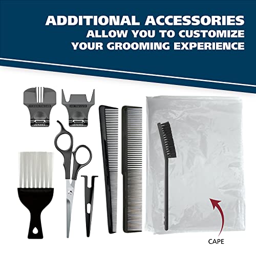 51dACC0RCXL.jpg Wahl Clipper USA Color Pro Complete Haircutting Kit with Easy Color Coded Guide Combs - Corded Clipper for Hair Clipping & Grooming Men. Women. & Children - Model 79300-1001M