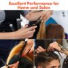 TASALON Hair Cutting Scissors Kit- All-in-1 Set of Hair Cutting Scissors - Professional Hair Shears. Thinning Scissor. Hair Comb. Neck Duster in Leather Bag -Haircut Scissor Kit