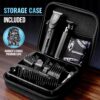 Novah Professional Hair Clippers for Men. Professional Barber Clippers and Trimmer Set. Mens Cordless Clipper. Fade Haircut Kit. Electric Hair Cut Machines