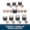 Wahl Groomsman Rechargeable Beard Trimmer kit for Mustaches. Nose Hair. and Light Detailing and Grooming with Bonus Wet/Dry Battery Nose Trimmer – Model 5622v