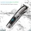 Brightup Beard Trimmer for Men - Electric Razor & Shaver. Cordless Hair Clippers Trimmers Set. IPX7 Waterproof Mens Grooming Kit for Shaving Face. Mustache. Body. Ear. Nose Hair Trimmer. Gifts for Men