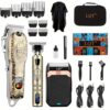 Hair Clippers Set for Men. Hair Clipper Trimmer with LED Display. Professional Cordless Hair Clipper Shaver Beard Trimmer. Hair Cutting Machine for Men. Holiday Gift for Him Father's Day Gift