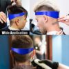 Neckline Shaving Template and Adjustable Hair Trimming Guide.DIY Self Haircutting System. Shaving and Keeping a Clean and Straight Neck Hairline.Easy Use Tool Soft Portable(Blue)
